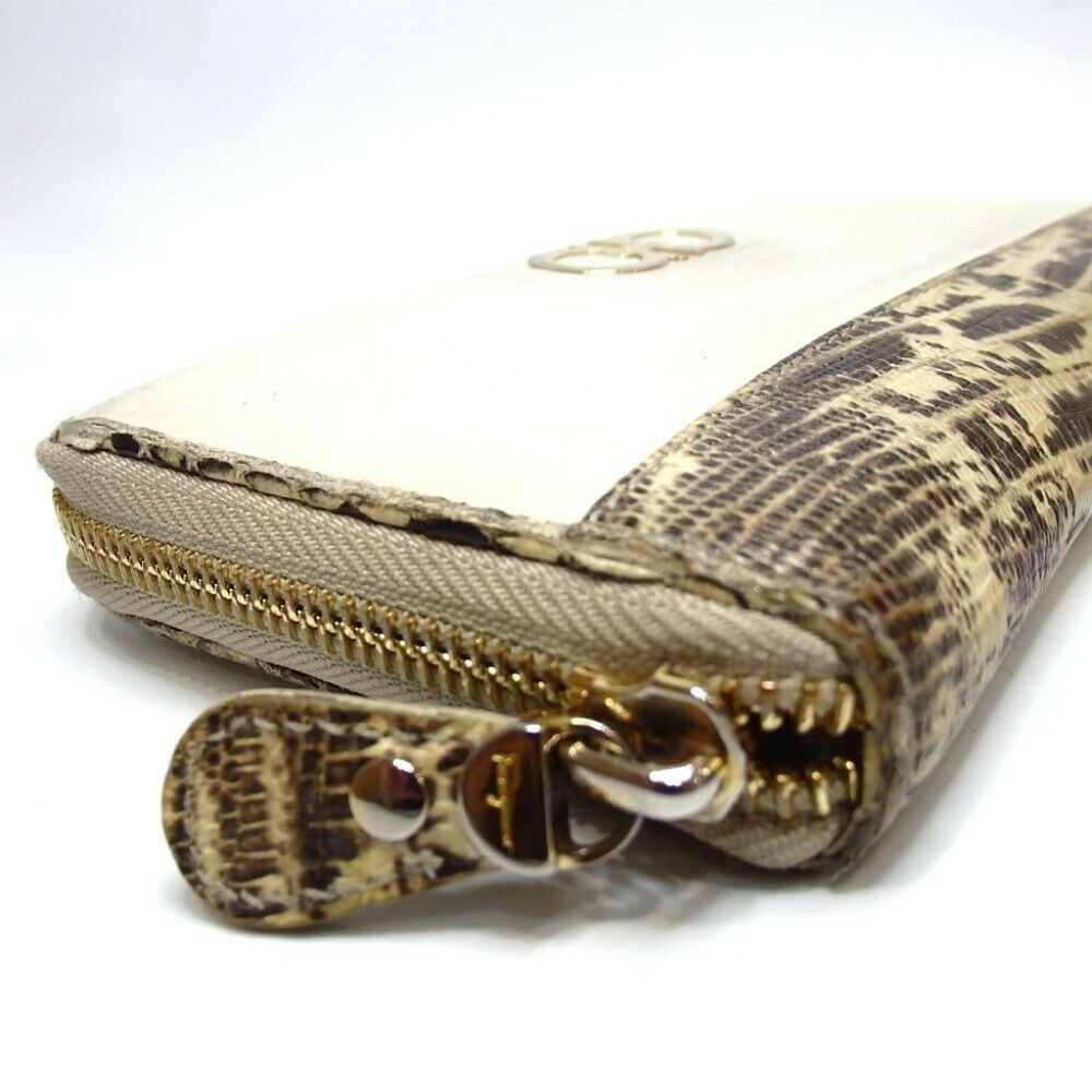 Salvatore Ferragamo Gancini snake zip purse wallet - Picture 4 of 8
